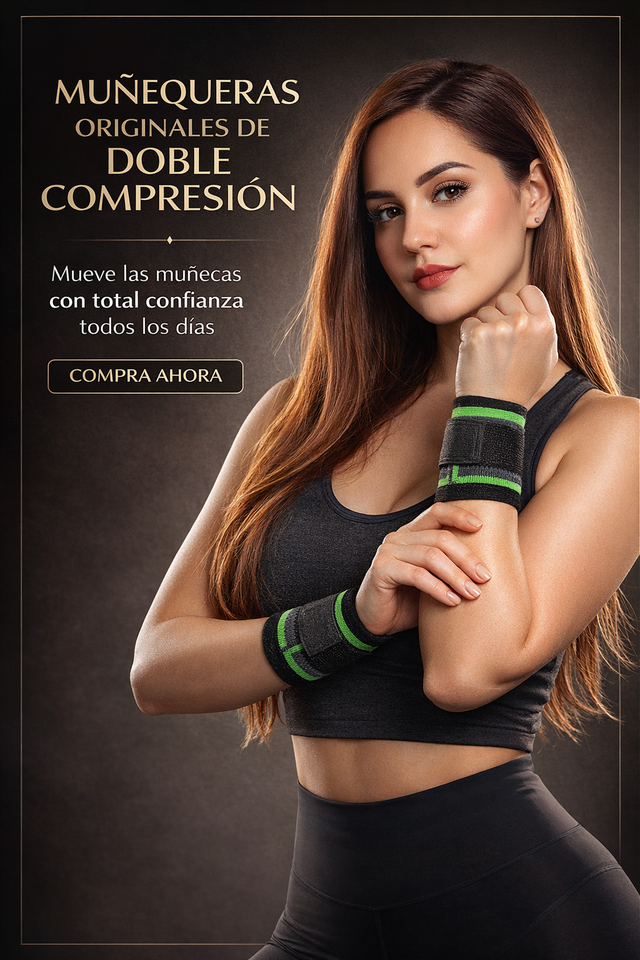 MUÑEQUERAS ORIGINALES DE DOBLE COMPRESION